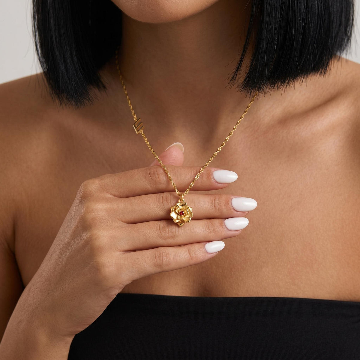 Personalized initial flower necklace, gold letter charm necklace, dainty floral pendant jewelry, minimalist layering gift for women her