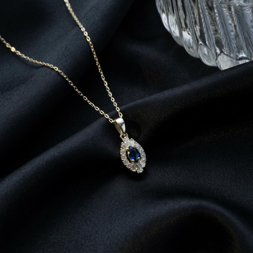Princess Cut Birthstone Necklace, Crystal Pendant, Dainty Minimalist Jewelry, Personalized Gift for Her, Elegant Custom Charm Necklace